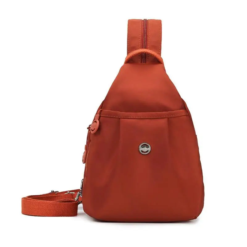 Casual Small Backpack With Multiple Compartments Chest Bag Crossbody Bag Large