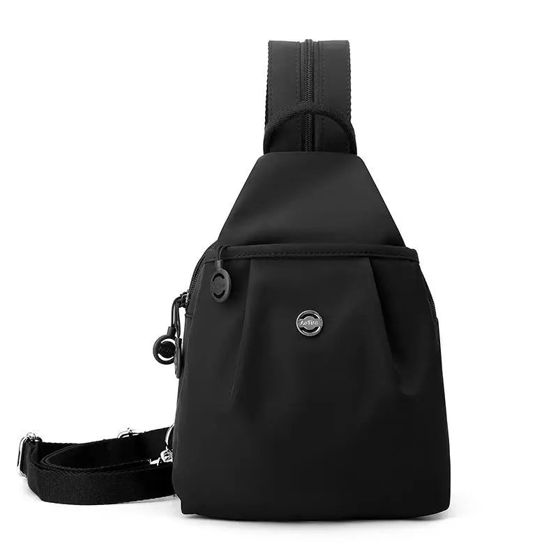 Casual Small Backpack With Multiple Compartments Chest Bag Crossbody Bag Large