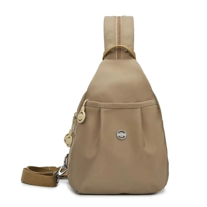 Casual Small Backpack With Multiple Compartments Chest Bag Crossbody Bag Large