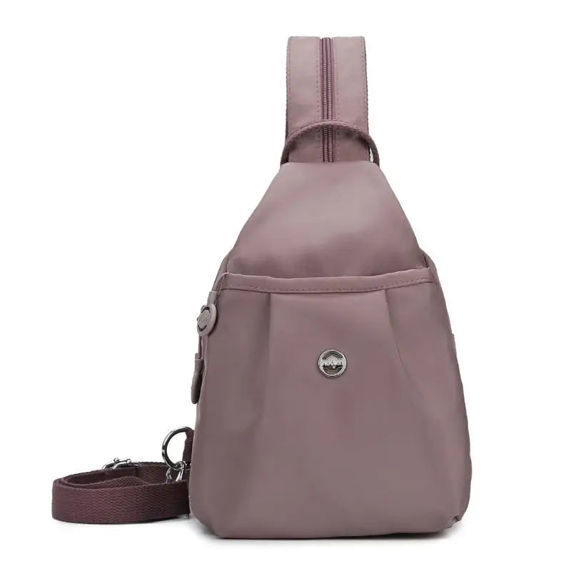 Casual Small Backpack With Multiple Compartments Chest Bag Crossbody Bag Large