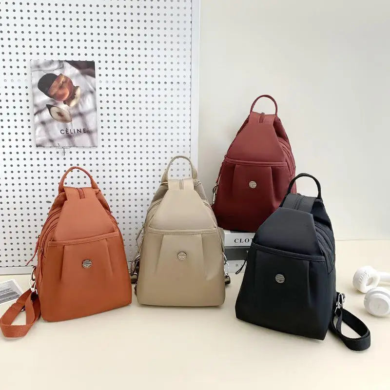 Casual Small Backpack With Multiple Compartments Chest Bag Crossbody Bag Large